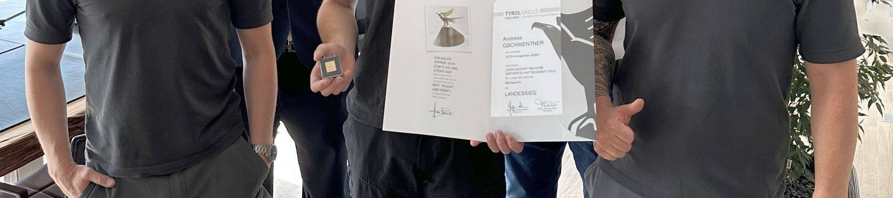 3CON-Lehrling erreicht Landessieg bei „Tyrol Skills“